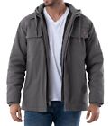 Wrangler Workwear Men's Quilted Lined Shirt Jacket, Color Gray size 2XL (50-52)