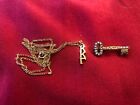 Kappa Kappa Gamma Sorority Pin 10k gold with Pearls and Necklace 10k gold