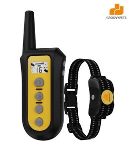 650 YD Remote Dog Training Shock Collar  Auto Anti Bark Collar for All Dog Size