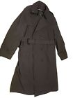 DSCP US Army  Black Lined Trench Coat Jacket Various Sizes