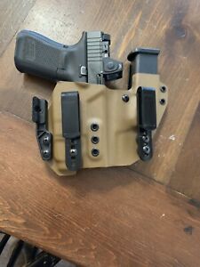FITS: Glock Sidecar Holster 19/19x/44/45 TLR7/TLR7A  (Open End)