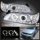Fits 1993-1997 Toyota Corolla LED Halo Projector Headlights Lamp Left+Right (For: 1997 Toyota Corolla)