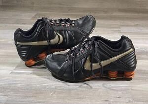 Nike Shox Junior Running Shoes Sneakers Black Pink 454339-016 Women’s Size 8