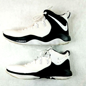 Nike Zoom Rev II TB A05386-100 White Black Athletic Sneakers Menâs Size 11.5