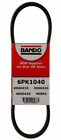 BANDO 6PK1040 Serpentine Belt-Rib Ace Precision Engineered V-Ribbed Belt