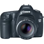 Canon EOS 5D 12.8MP Digital SLR Camera - Black (Kit w/ Canon RF 50 STM 50mm F/1)