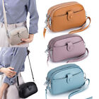 Women Leather Shoulder Crossbody Bags Large Capacity Handbags Small Square Purse