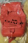 coach travel backpack signature canvas C9961 Red