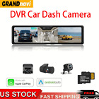 HD Car DVR 11''in Dash Camera Carplay 3 Video Touch Screen GPS Navi BT+256G US