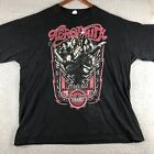 Aerosmith Let Rock Rule 2014 Concert Tour Short Sleeve T-Shirt Black 2XL
