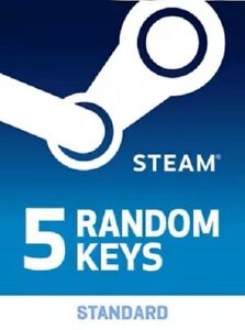 5 Random Digital Steam Key for PC [Region Free]