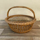 Basket Wicker Rattan Laundry Fruits House vintage french small cute 22102112