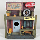 Vintage Handmade Coca-Cola General Store Decorative Wooden Birdhouse 7