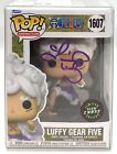 New ListingFunko Pop! OP Luffy Gear Five CHASE #1607 Signed by Colleen Clinkenbeard PDS DNA