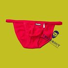 AussieBum Men Red Colin Cotton stretch bikini underwear size S M L XL