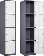 Lockers for Storage,Metal Locker with 4 Doors,71