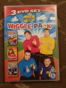 WIGGLES TRIPLE DVD SET DVD TOOT TOOT  / HERE COMES BIG RED CAR / TOP OF THE TOTS