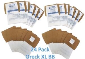 24 Pk Oreck XL Buster B (BB) Canister Vacuum Bags PKBB12DW Housekeeper Bag