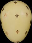 Limoges France Fontanille & Marraud (F.M.) Yellow Gold Floral Egg Trinket 4-3/4
