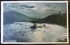 Antique Postcard~ Moonlight On The New River~ West Virginia~ WV