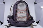 The North Face Jester Backpack School Laptop White Gray Orange Bag