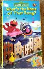 Sesame Street What's the Name of That Song HTF VHS Tape 17 songs Free Shipping