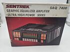 Vintage Sentrek SAQ-7400 Graphic Equalizer Amplifier Car Old School Audio