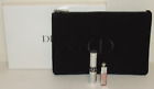 Dior Beauty Set Black Makeup Cosmetic Bag Addict Pink Gloss Diorshow Mascara NIB
