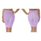 US Womens Sexy Skinny Short Mini Skirt See-Through Skirts Bodycon Skirt Clubwear