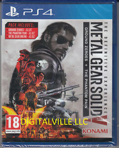 Metal Gear Solid V Definitive Experience PS4 MGS V Brand New Factory Sealed