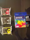 Epson 69 (T069520) Ink Catridges Box And 3 Singles Black Yellow Magenta