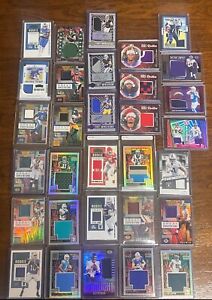 New Listing30 CARD NFL PATCH CARDS LOT. Rookies! Autos!
