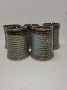 New ListingHandmade Pottery No Handle Mugs Cups 4 1/2 
