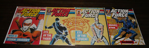 UK GI Joe Action Force Magazine Comic Lot #12, 40, 41, Special #1 Snake Eyes Lot