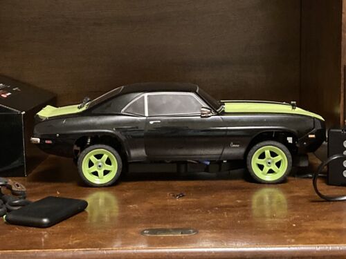 Losi 1/10 1969 Chevy Camaro V100 AWD Brushed RTR (Black) - Must See Description
