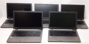 LOT OF 5 TECRA Z50-C Intel Core i5-6300U 2.5GHz/ 7300U 2.6GHz 8GB No HDD/Battery