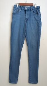 Levi's 721 Women's High Rise Skinny Medium Blue Wash Denim Jeans Stretch Size 28