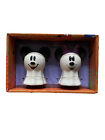 Disney Halloween Mickey Mouse & Minnie Mouse Ghost Salt and Pepper Shakers White