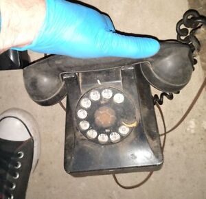 New ListingLot Of 3 1930s Western Electric?Cradle Telephone W/ Cords 2 Extension Phones