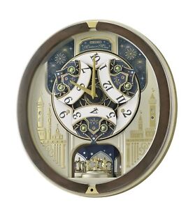 Seiko Limited Edition Melodies In Motion 2023 Musical Wall Clock (QXM399BRH)