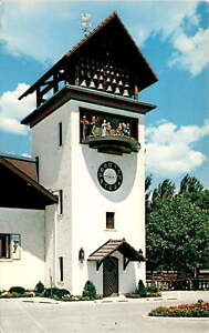Glockenspiel Tower Frankenmuth Michigan Carillon Figurine Movement Postcard