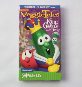 VEGGIETALES VHS SEALED - KING GEORGE AND THE DUCKY, BIG IDEA *QUICK SHIP*