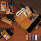 Zipper Flip Wallet Leather Case Cover For iPhone 14 15 Pro Max 13 12 11 XR XS 78