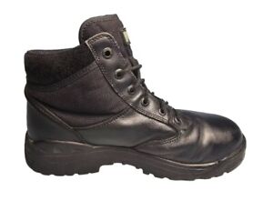 Magnum Safety Boots Men's Size 10 Black Ankle High Oil Resist Steel Toe