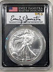 2021 American Silver Eagle $1 Type 2 FIRST PRODUCTION  PCGS MS70 - DAMSTRA 🇺🇸