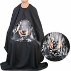Hair Cutting Barber Cape with Window Phone Viewing Apron Stylist Gown US