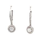 Messika Joy 18k White Gold Diamond Drop Earrings .BRAND NEW .RRP £4250