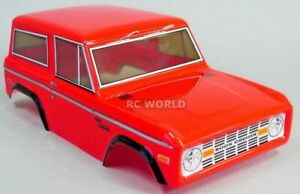 Rc Truck BODY SHELL 1/10 FORD BRONCO 252mm For Tamiya CC01 -RED