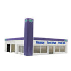 Outland Models Scenery for Model Cars Car Dealership Building 1:64 Scale