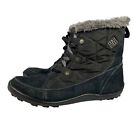 Columbia Women Size US 9 Black Winter Snow Boot Comfort Lined Omni-Heat Faux Fur